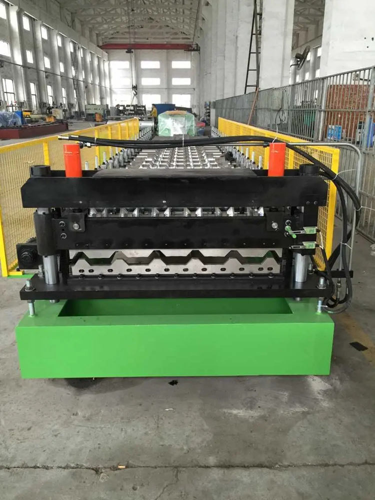 double layer corrugated sheet forming machine