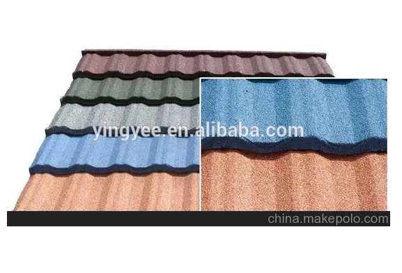 Color stone coated roofing tile production line
