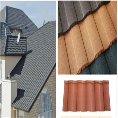 Low consumption Stone Coated Metal Roofing Product Line