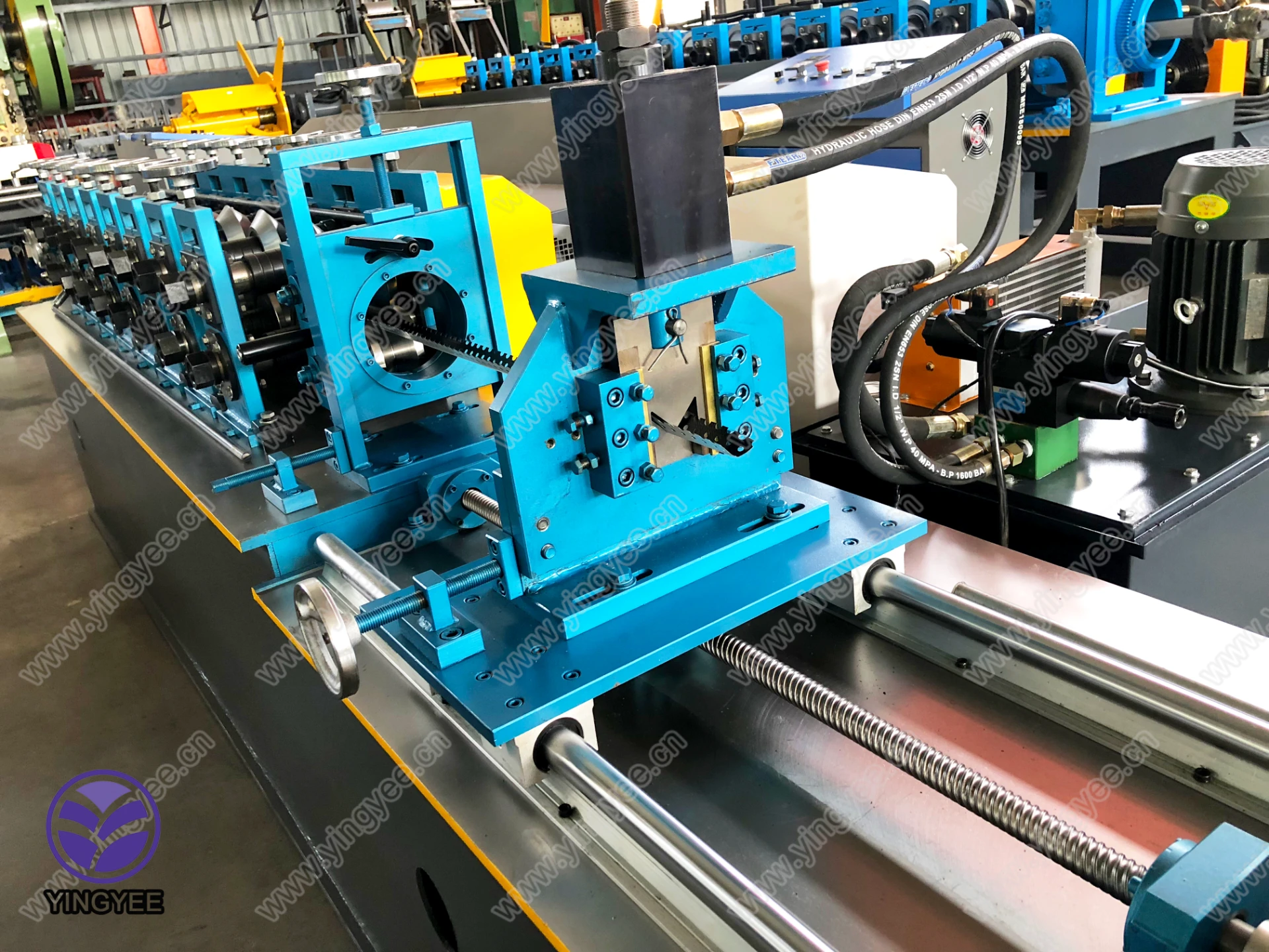 roller shutter door slat machine