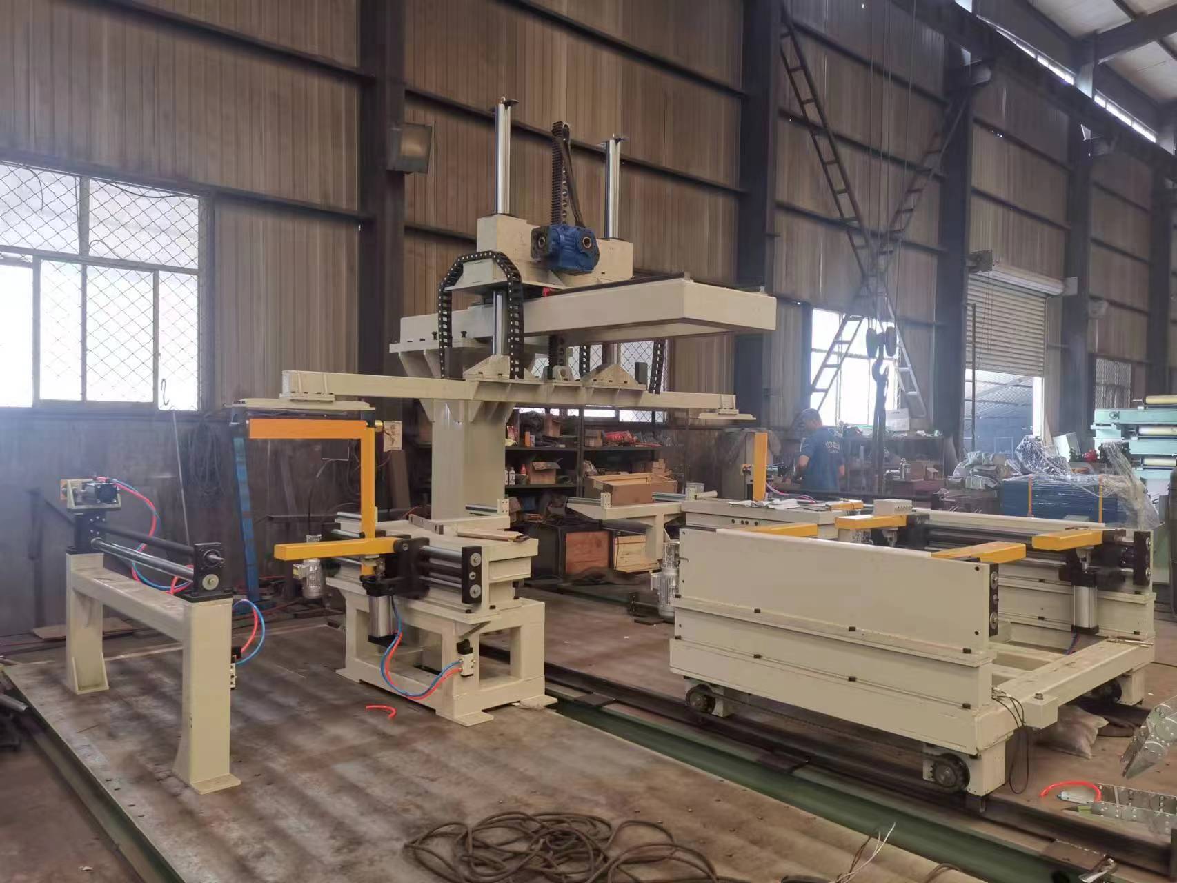 coil metal cut to length line