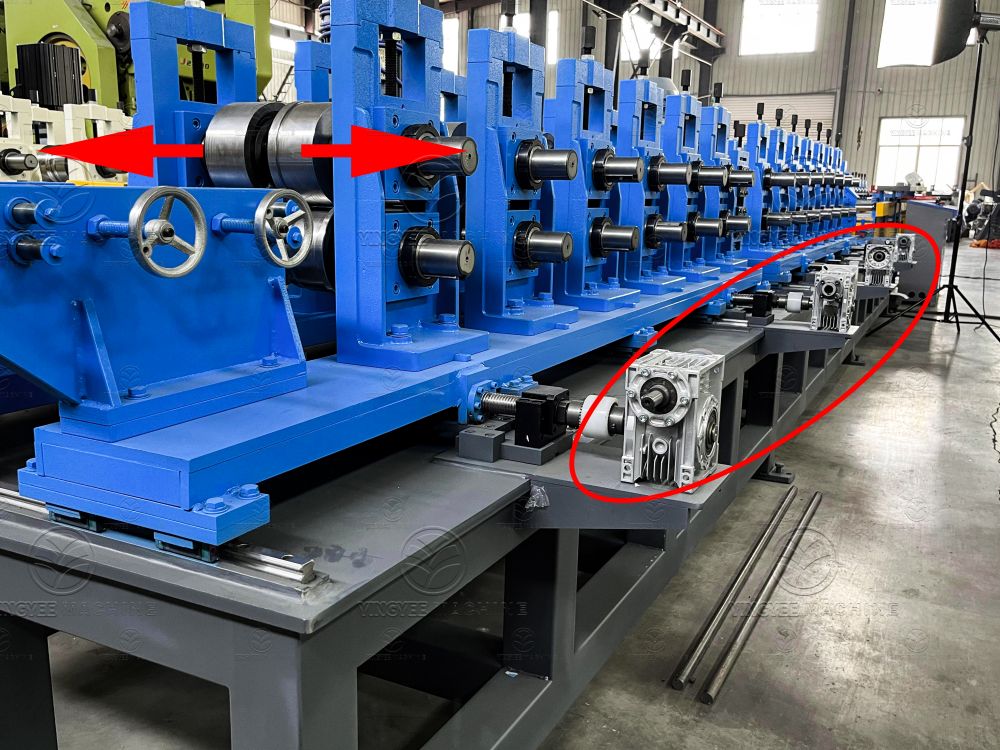 cold purling roll forming machine