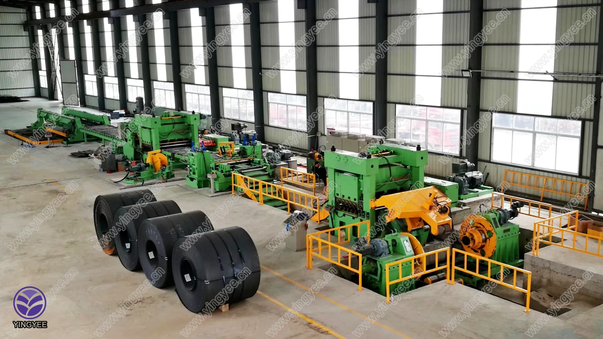horizontal large span roll forming machine