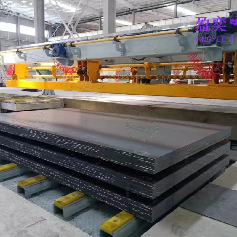 Cut to length line for multiple materials with high accurate work