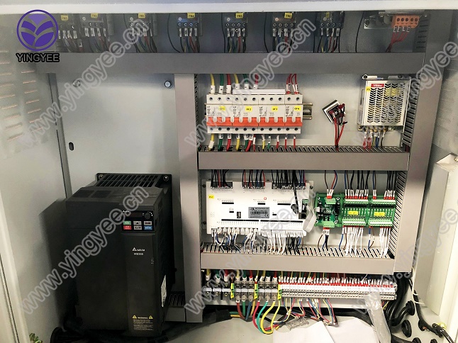 highway safety guardrail machine with rail