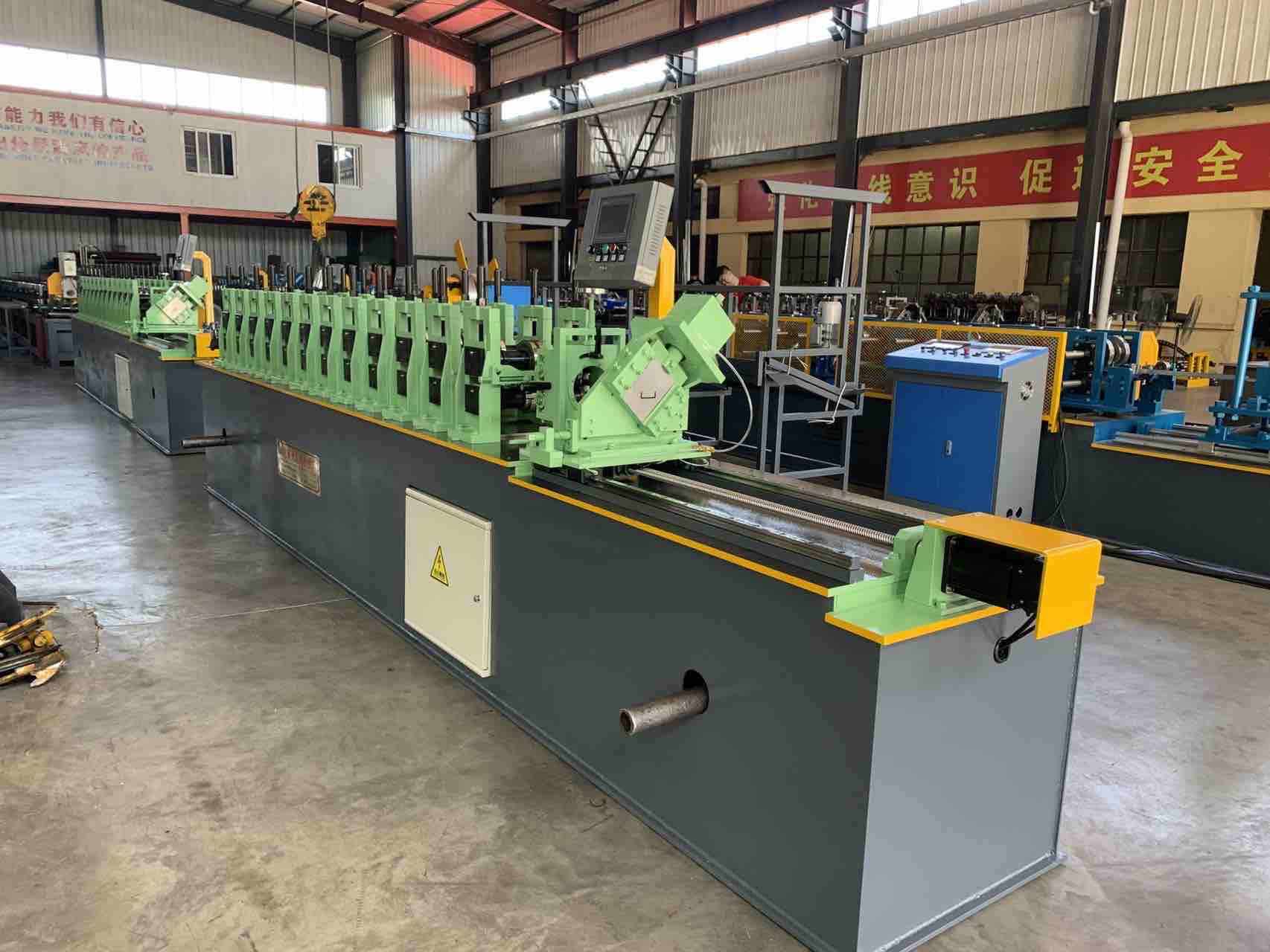 high speed galvanized storage beam roll forming machine