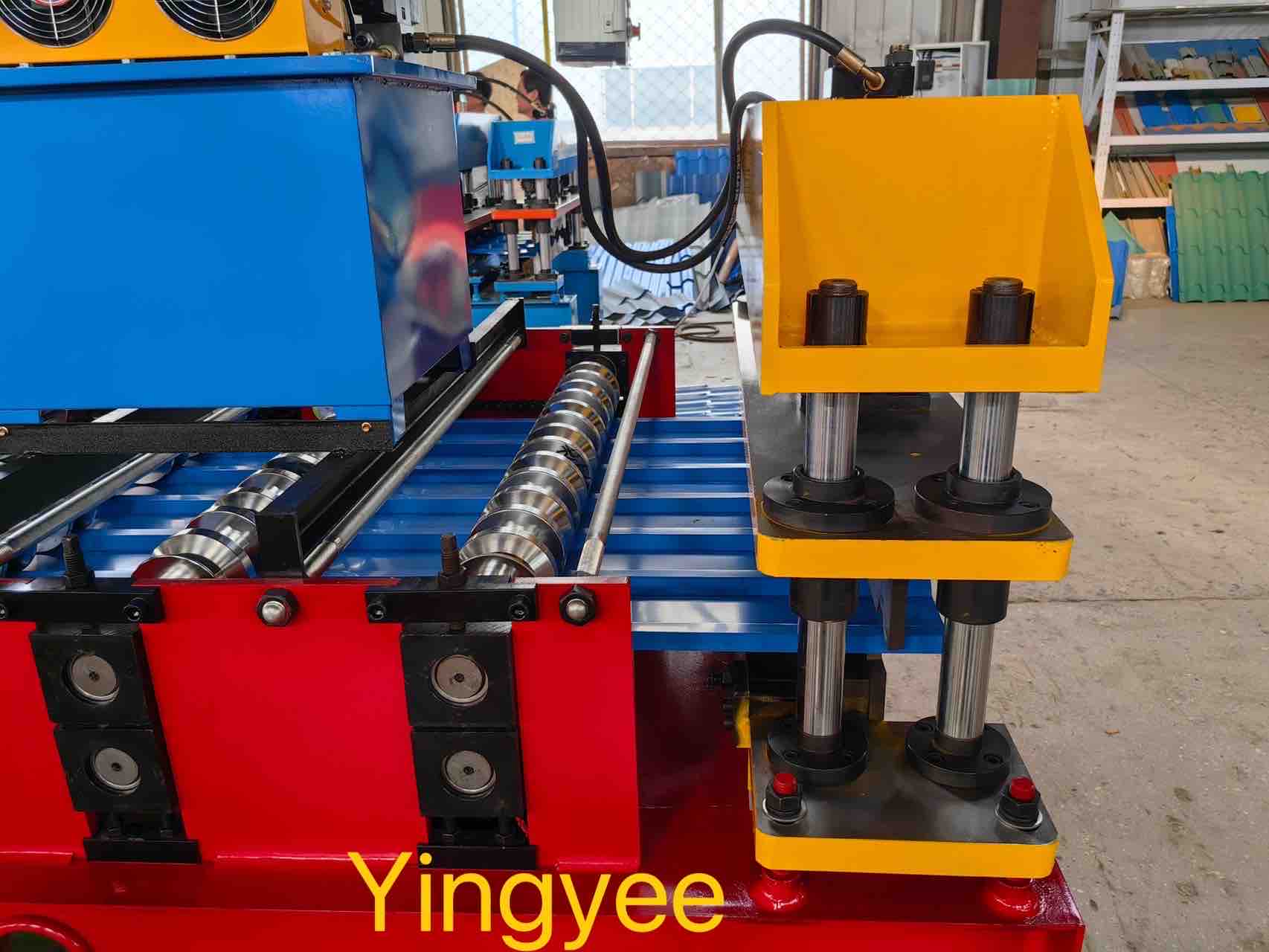 roller shutter door slat machine
