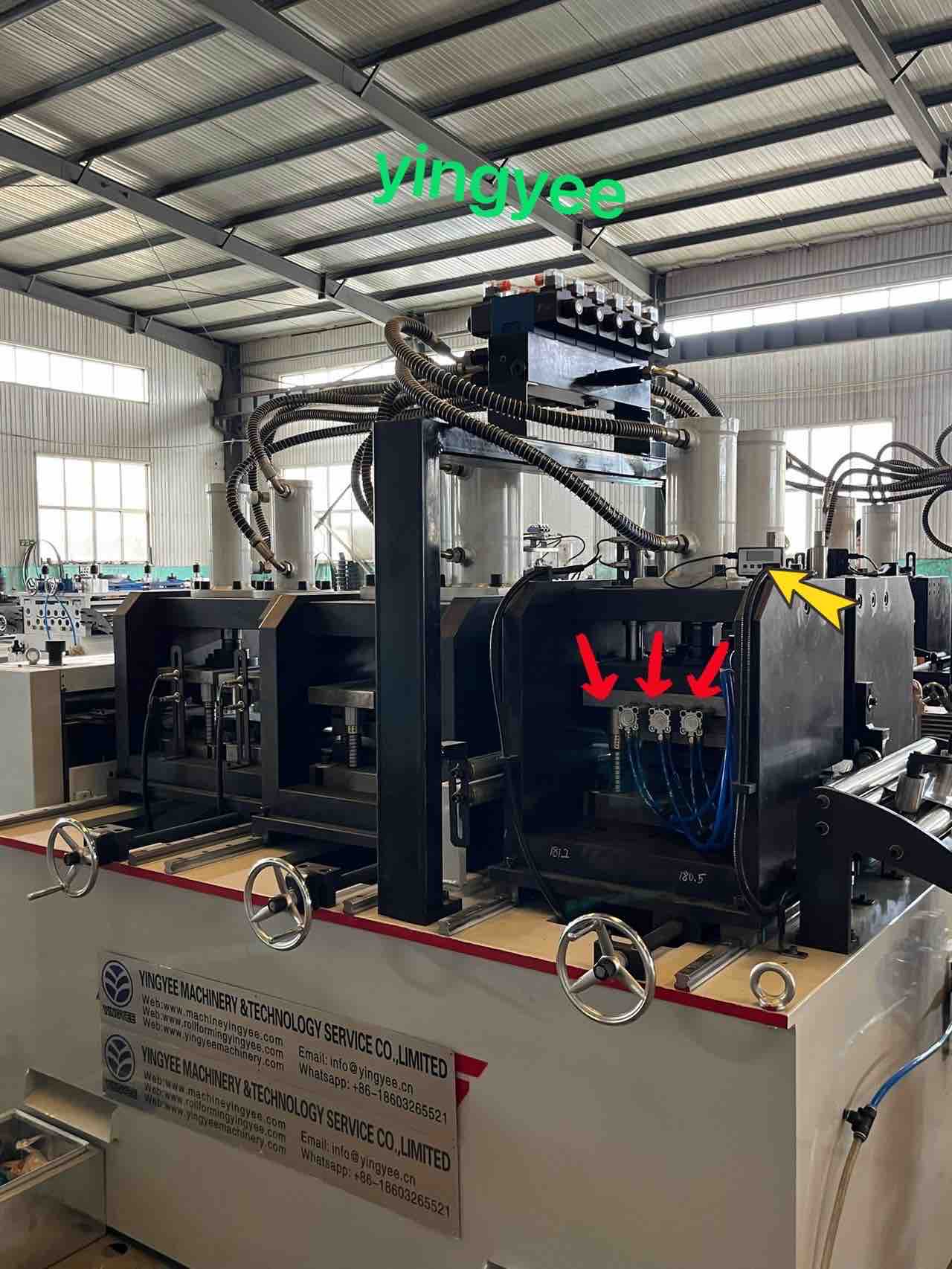 steel deck cold bending machine
