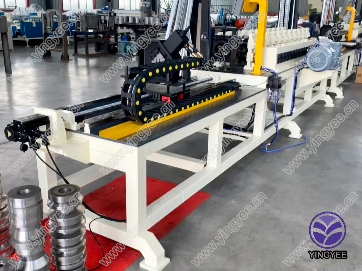 plc adjust size c z purlin machine