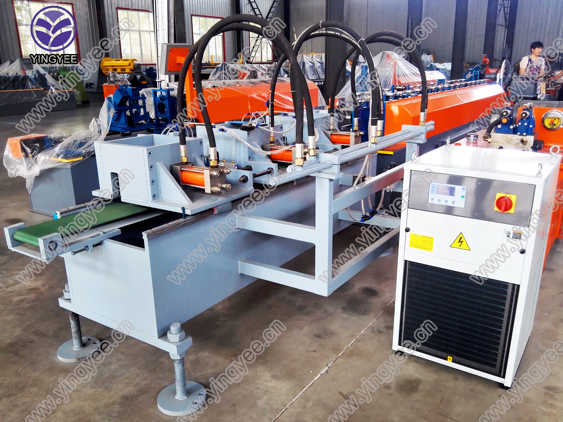 square/round downspout roll forming machine