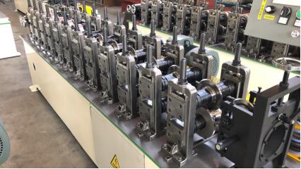 corrugated metal machine