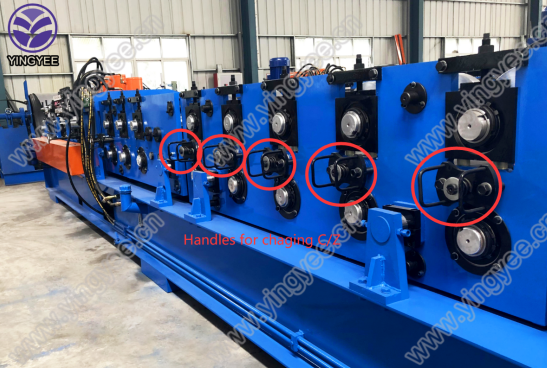 pipe thread rolling machine