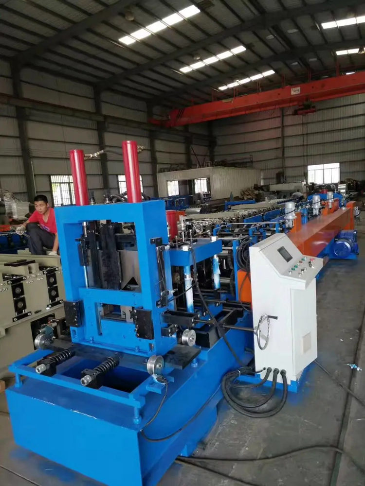 automatic downspout steel square round pipe machine