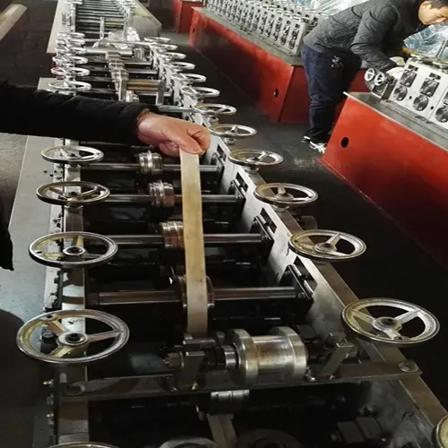 automatic downspout steel square round pipe machine