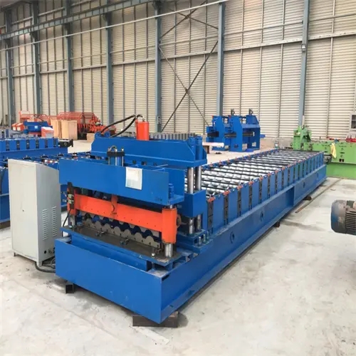 downpipe roll forming machine and crimping machine