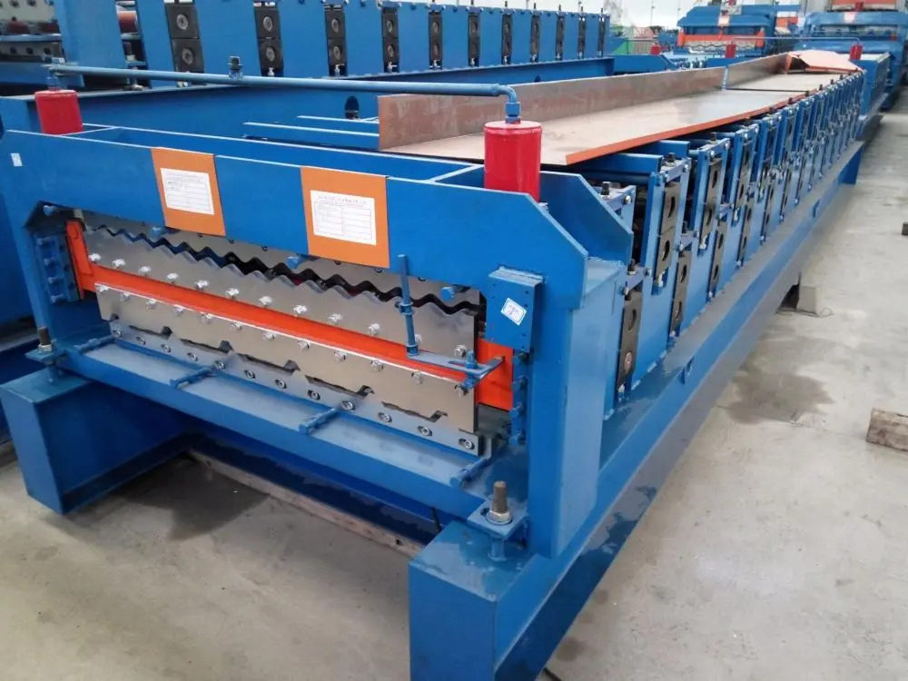 three wave & guardrail making machine