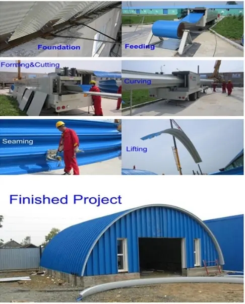 machine for rolling the color steel