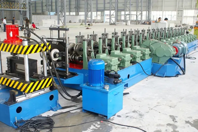 curved door frame roll forming machine