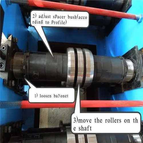 curved door frame roll forming machine